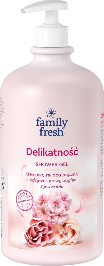 SORAYA Żele pod prysznic Family Fresh DELIKATNOŚĆ z pompką 1000ml