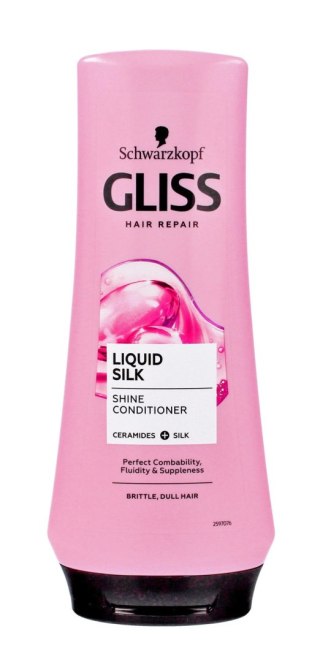 Schwarzkopf Gliss Kur Liquid Silk Odżywka do włosów matowych.łamliwych 200ml