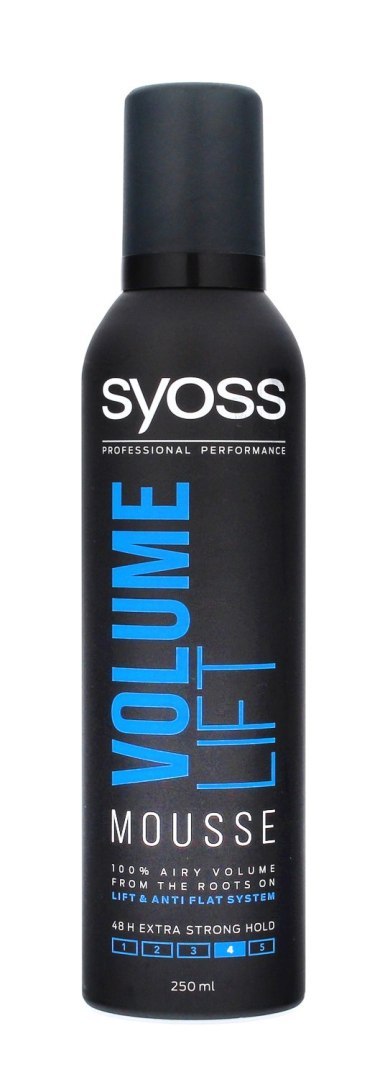 Schwarzkopf Syoss Volume Lift Pianka do włosów extra mocna zwiększająca objętość 250ml Schwarzkopf Syoss Volume Lift Pianka do włosów extra mocna zwiększająca objętość 250ml
