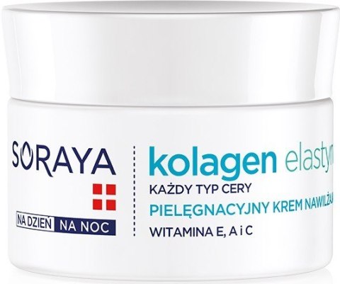 Soraya Kolagen Elastyna Pielęgnacyjny Krem nawilżający na dzień i noc 50ml