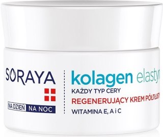 Soraya Kolagen Elastyna Regenerujący Krem półtłusty na dzień i noc 50ml