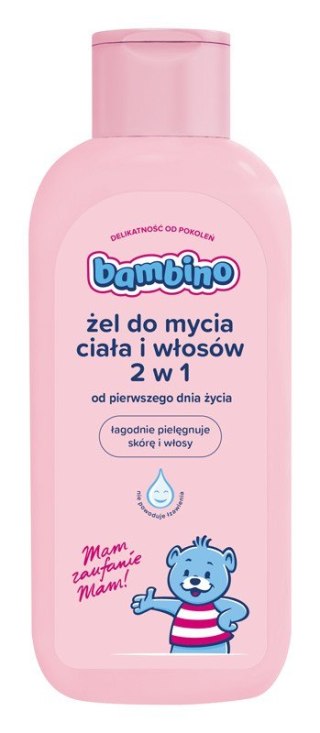 BAMBINO Żel do mycia ciała i włosów dla niemowląt i dzieci 2w1 400 ml