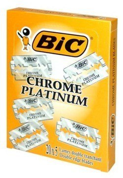 BIC Żyletki Chrome Platinum 1 op. - 20 sztuk x 5