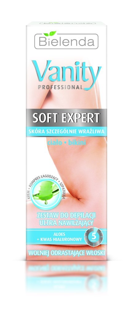 BIELENDA VANITY SOFT EXPERT Zestaw do depilacji ultra nawilżający ciało-bikini 100ml