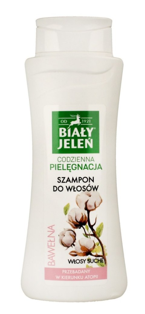 Biały Jeleń Szampon hipoalergiczny z bawełną 300ml Biały Jeleń Szampon hipoalergiczny z bawełną 300ml