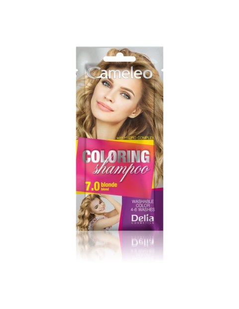 DELIA COSMETICS CAMELEO Szampon koloryzujący nr 7.0 Blond 40ml DELIA COSMETICS CAMELEO Szampon koloryzujący nr 7.0 Blond 40ml