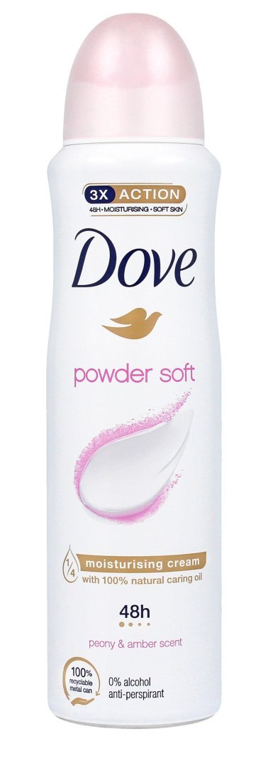 DOVE Powder Soft Antyperspirant damski w sprayu 150 ml DOVE Powder Soft Antyperspirant damski w sprayu 150 ml