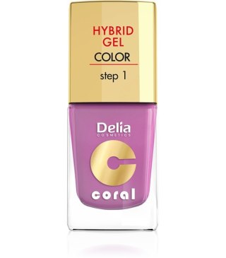 Delia Cosmetics Coral Hybrid Gel Emalia do paznokci nr 05 róż pudrowy 11ml