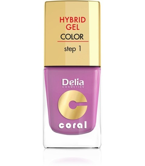 Delia Cosmetics Coral Hybrid Gel Emalia do paznokci nr 05 róż pudrowy 11ml Delia Cosmetics Coral Hybrid Gel Emalia do paznokci nr 05 róż pudrowy 11ml