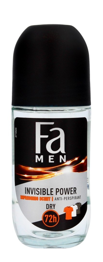 Fa Men Xtreme Invisible Power 72H Dezodorant roll-on 50ml