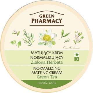 GREEN PHARMACY Matujący krem normalizujący do twarzy z zieloną herbatą 150 ml