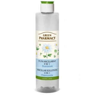 GREEN PHARMACY Płyn micelarny 3w1 z ekstraktem z rumianku 250 ml