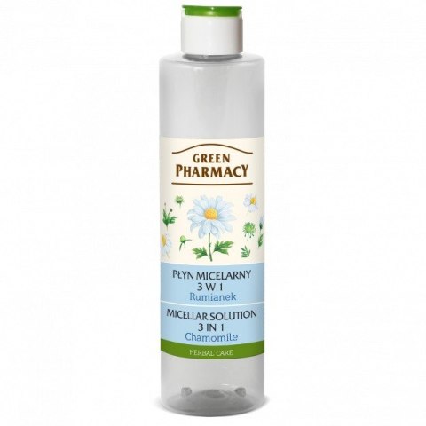 GREEN PHARMACY Płyn micelarny 3w1 z ekstraktem z rumianku 250 ml GREEN PHARMACY Płyn micelarny 3w1 z ekstraktem z rumianku 250 ml