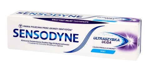 GSK Sensodyne Pasta do zębów Ultraszybka Ulga 75ml