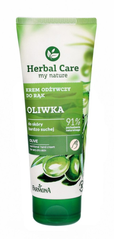 HERBAL CARE Krem odżywczy do rąk Oliwka 100 ml