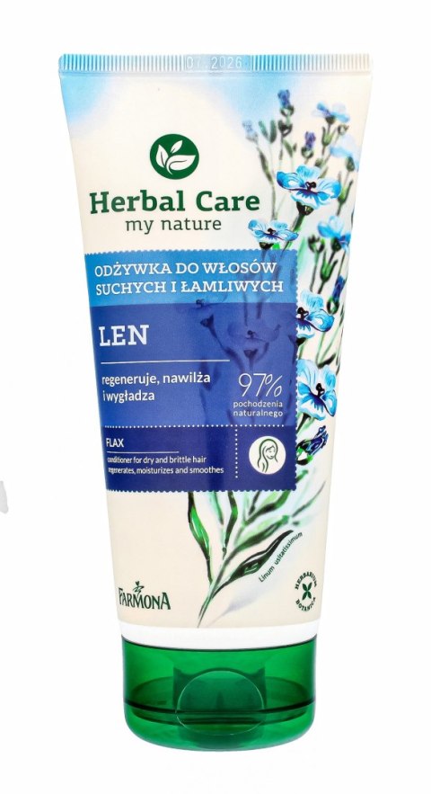 HERBAL CARE Odżywka do włosów suchych i łamliwych Len 200 ml HERBAL CARE Odżywka do włosów suchych i łamliwych Len 200 ml
