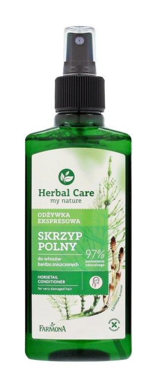 HERBAL CARE Odżywka ekspresowa do włosów bardzo zniszczonych w sprayu Skrzyp Polny 200 ml