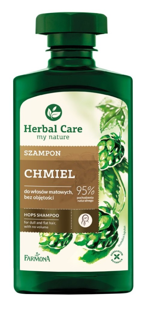 HERBAL CARE Szampon do włosów matowych bez objętości Chmiel 330 ml HERBAL CARE Szampon do włosów matowych bez objętości Chmiel 330 ml