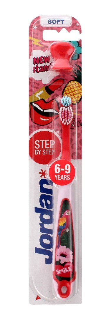 JORDAN Szczoteczka do zębów dla dzieci STEP BY STEP 6-9 lat JORDAN Szczoteczka do zębów dla dzieci STEP BY STEP 6-9 lat