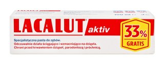 LACALUT Pasta do zębów Activ paradontoza 75 ml + 33% gratis