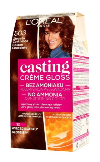 LOREAL Casting Creme Gloss Krem koloryzujący nr 503 Czekoladowe Toffi 1op.