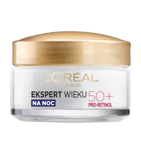 LOREAL Ekspert Wieku 50+ Przeciwzmarszczkowy Krem ujędrniający na noc 50 ml LOREAL Ekspert Wieku 50+ Przeciwzmarszczkowy Krem ujędrniający na noc 50 ml