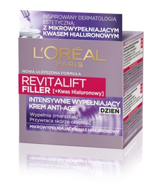 LOREAL Revitalift Filler [HA] Intensywnie Wypełniający Krem anti-age na dzień 50 ml