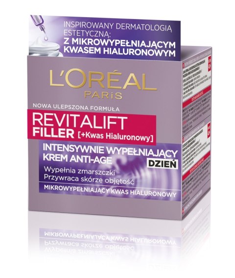 LOREAL Revitalift Filler [HA] Intensywnie Wypełniający Krem anti-age na dzień 50 ml