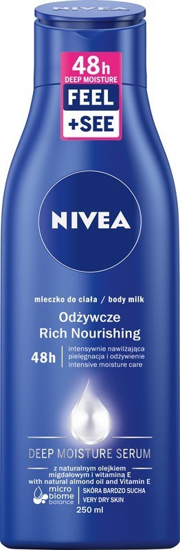 NIVEA Body Milk Odżywcze mleczko do ciała 250 ml