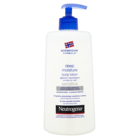 Neutrogena Formuła Norweska Głęboko nawilżająca emulsja do ciała do skóry wrażliwej 400ml