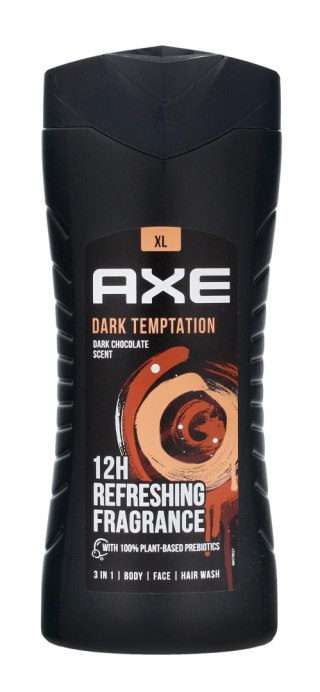 AXE Dark Temptation Żel pod prysznic dla mężczyzn 3w1 400 ml