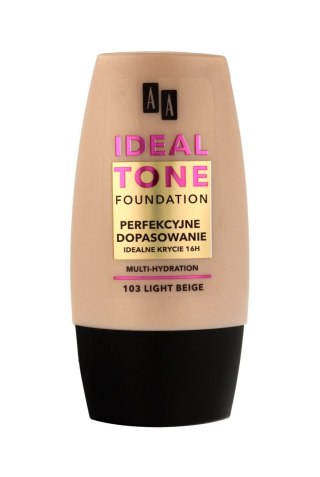 AA Make Up Ideal Tone Podkład Perfekcyjne Dopasowanie nr 103 light beige 30ml