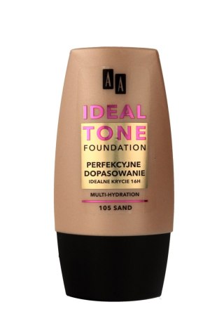 AA Make Up Ideal Tone Podkład Perfekcyjne Dopasowanie nr 105 sand 30ml