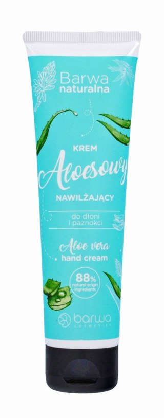 BARWA Naturalna Krem Aloesowy do dłoni i paznokci - nawilżający 100ml