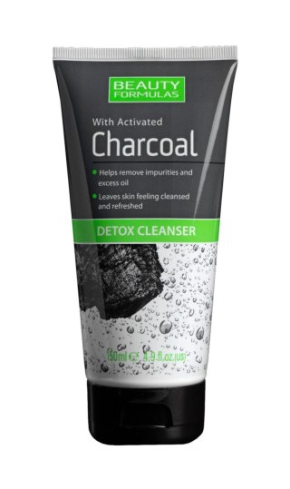 Beauty Formulas Charcoal Żel do twarzy detoksykujący głęboko oczyszczający z aktywnym węglem 150ml