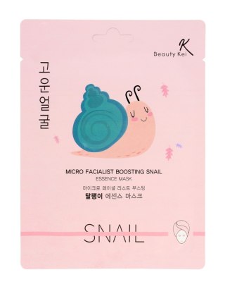 Beauty Kei Maseczka na płacie z dodatkiem śluzu ślimaka Snail 1szt