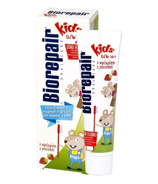 Biorepair Oral Care Kids Pasta do zębów dla dzieci (0-6 lat) - Poziomka 50ml