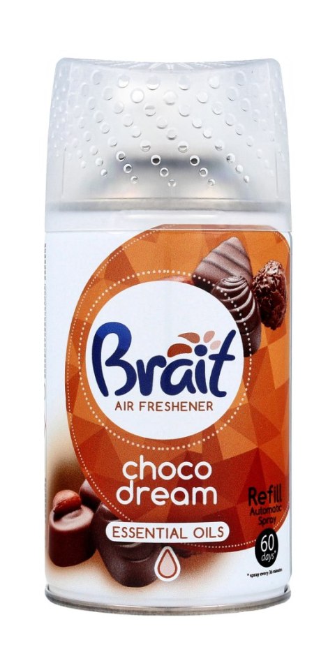 Brait Air Care 3in1 Odświeżacz automatyczny - zapas Choco Dream 250ml Brait Air Care 3in1 Odświeżacz automatyczny - zapas Choco Dream 250ml