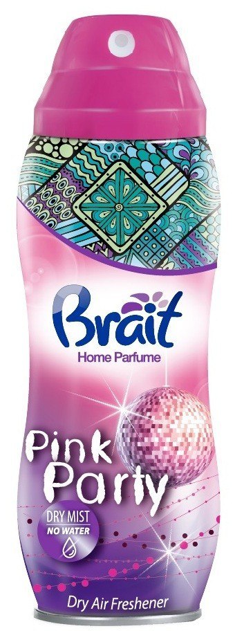 Brait Dry Air Freshener Suchy odświeżacz powietrza Pink Party 300ml Brait Dry Air Freshener Suchy odświeżacz powietrza Pink Party 300ml