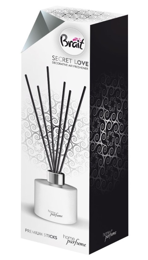 Brait Home Parfume Decorative Olejek zapachowy + patyczki Secret Love 100ml Brait Home Parfume Decorative Olejek zapachowy + patyczki Secret Love 100ml