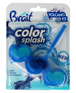 Brait Hygiene & Fresh Kostka toaletowa 2-fazowa Color Splash do WC Volcano Ice 45g