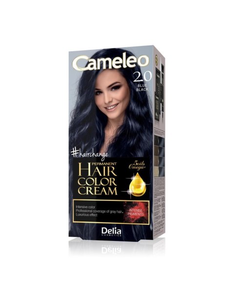 DELIA COSMETICS CAMELEO OMEGA Farba permanentna 2.0 Blue Black