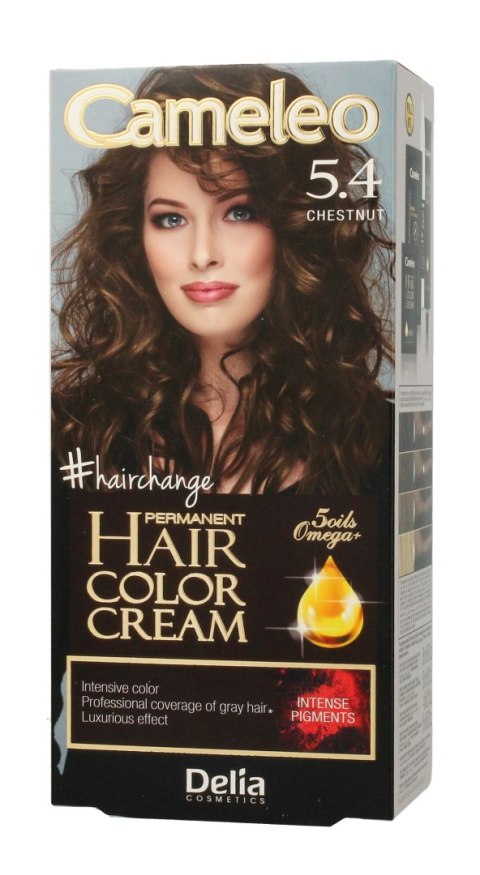 DELIA COSMETICS CAMELEO OMEGA Farba permanentna 5.4 Chestnut DELIA COSMETICS CAMELEO OMEGA Farba permanentna 5.4 Chestnut