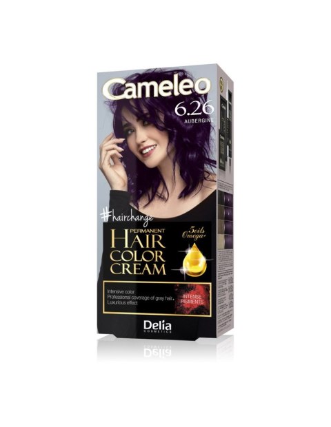 DELIA COSMETICS CAMELEO OMEGA Farba permanentna 6.26 Aubergine DELIA COSMETICS CAMELEO OMEGA Farba permanentna 6.26 Aubergine