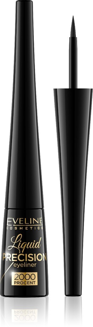 EVELINE Liquid Eyeliner czarny EVELINE Liquid Eyeliner czarny