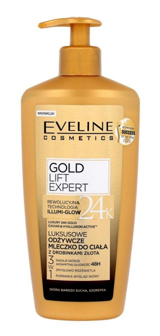 EVELINE Luxury Expert Mleczko do ciała odżywcze 24K Gold 350 ml