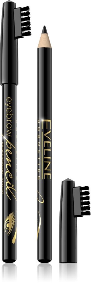 Eveline Eyebrow Pencil Kredka do brwi - czarna 1szt