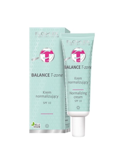 Floslek Krem normalizujący BALANCE T-zone do twarzy dla cery mieszanej na dzień SPF10 50ml