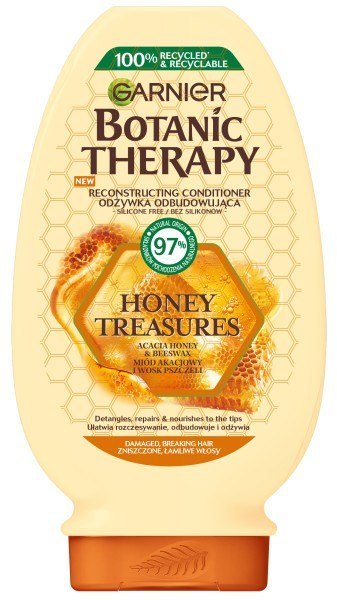 GARNIER Botanic Therapy Odbudowująca Odżywka Honey Treasures do włosów zniszczonych i łamliwych 200 ml