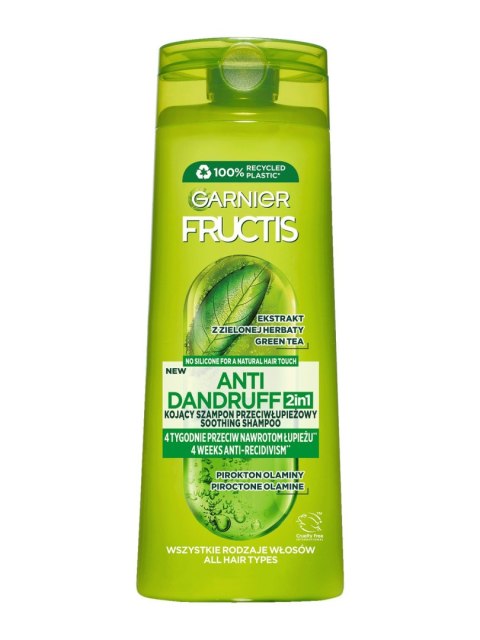 GARNIER Fructis Przeciwłupieżowy Szampon do włosów 2w1 400 ml